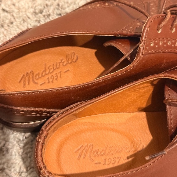 Madewell Chestnut Men\'s Leather Derbys main image 7